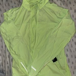 Lululemon stretch ventilated running jacket faded zap